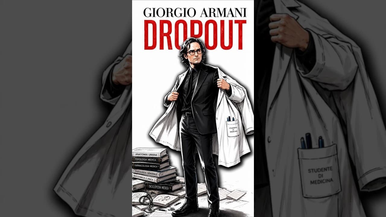 Giorgio Armani QUIT Medical School to Build an Empire