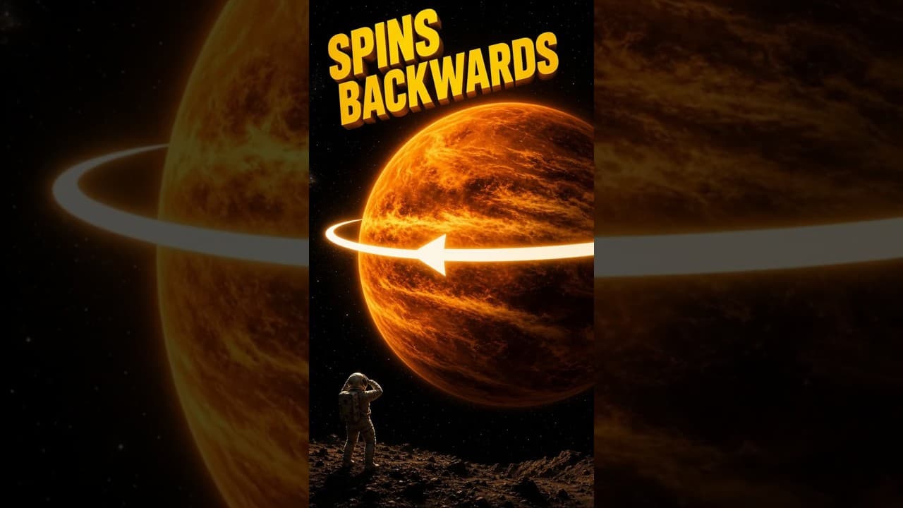 Why Venus Spins BACKWARDS — and No One Is Sure Why