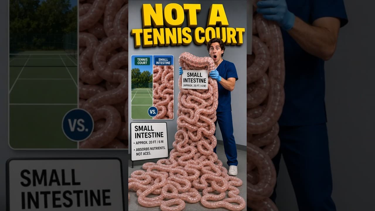 Your Small Intestine Is NOT a Tennis Court