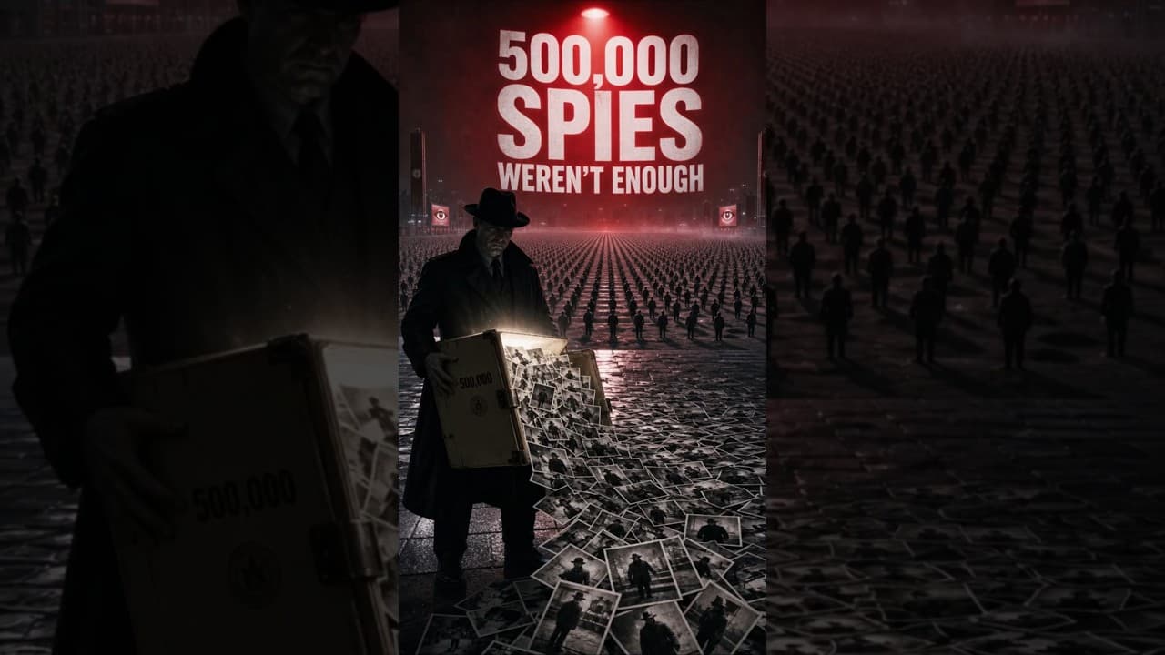 The KGB Had 500,000 Spies — But the REAL Number Is Terrifying #shorts #history #kgb #coldwar