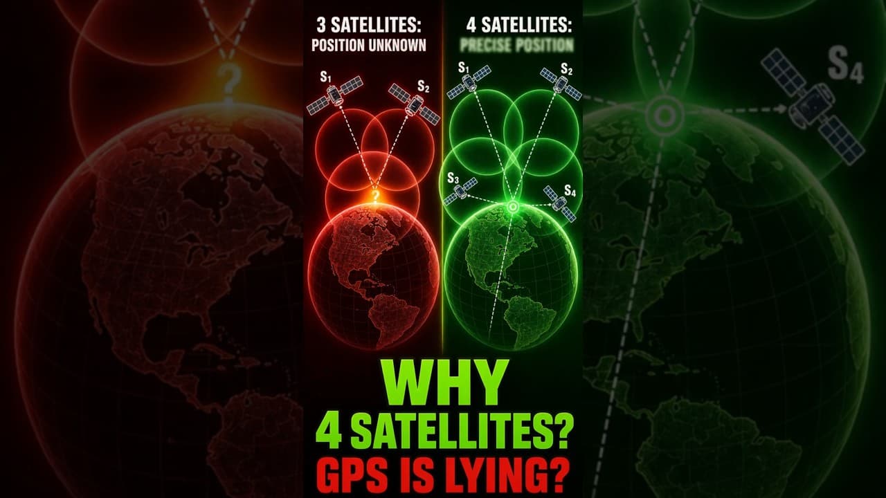 Why Your GPS Needs 4 Satellites, Not 3