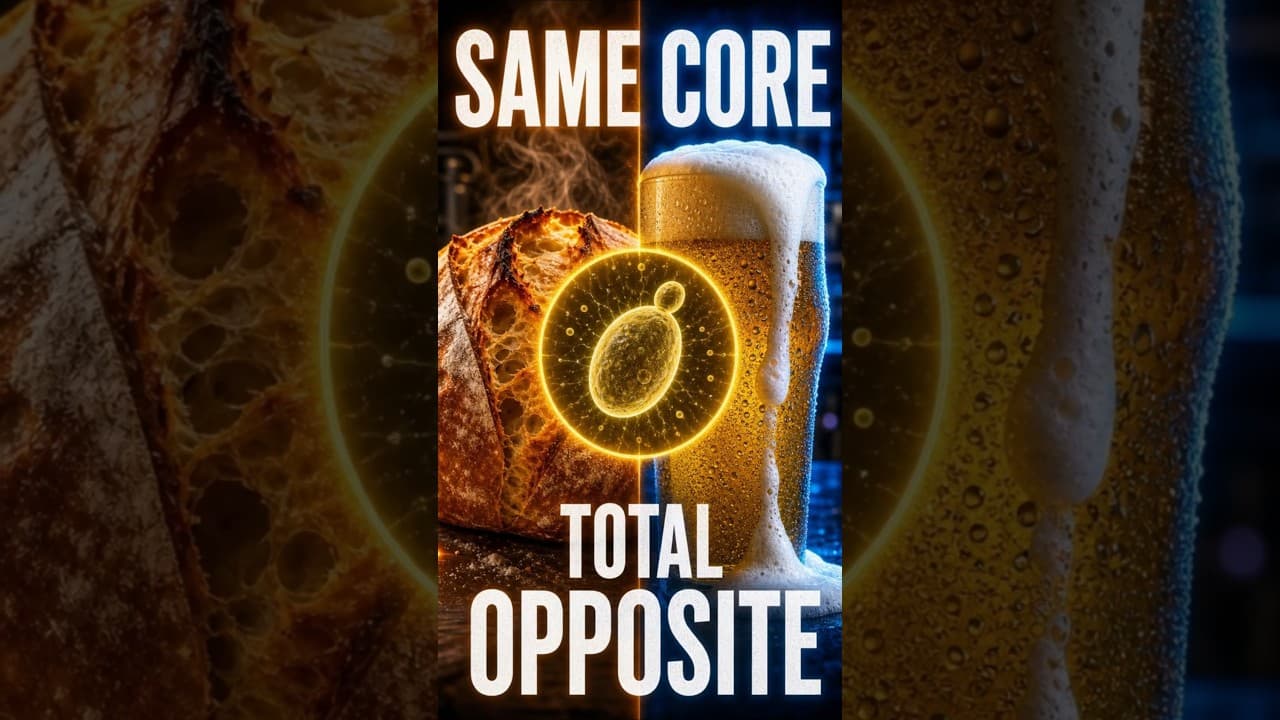 Why Bread Rises but Beer Fizzes — From the Same Organism